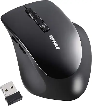 USB/無線 マウス ホワイト (エルゴノミクス・省電力)